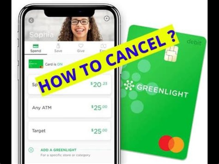How to cancel greenlight card
