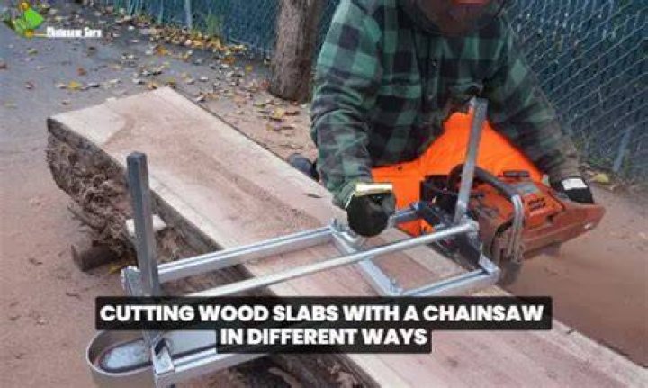 How to cut wood slabs