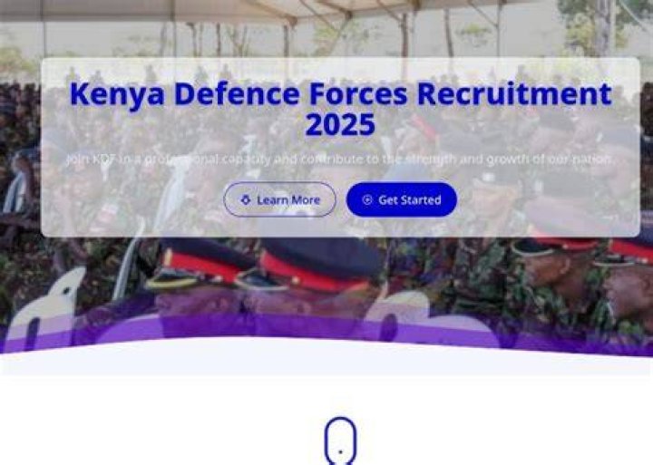 Kenya Defence Forces (KDF) Recruitment Requirements and Application Procedure