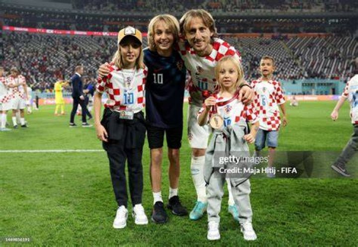 Stipe Modric family