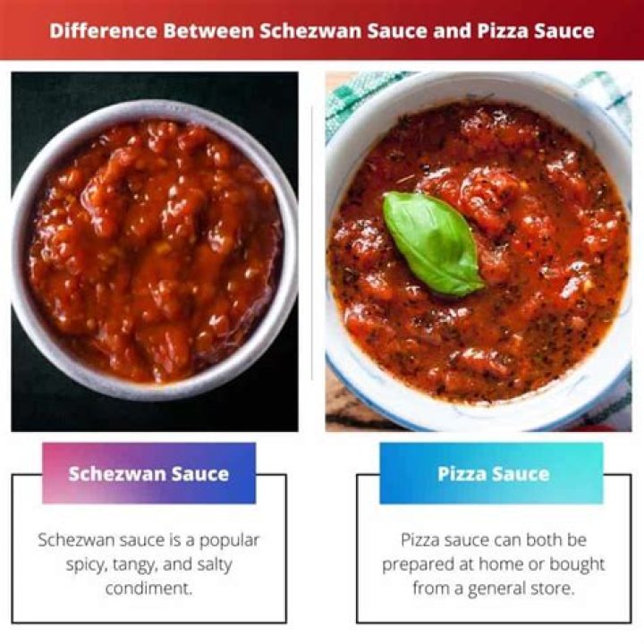 What is the Difference Between Schezwan Sauce and Pizza Sauce
