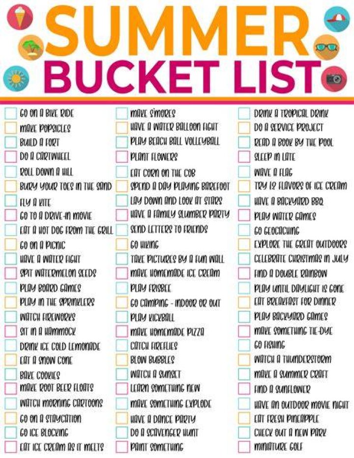 Your *ultimate* end-of-summer bucket list